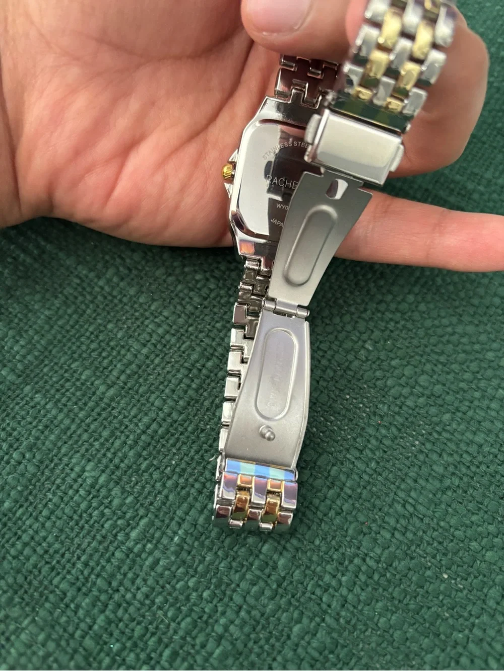 Rachel Zoe Stainless Steel Two tone Watch Nwb
